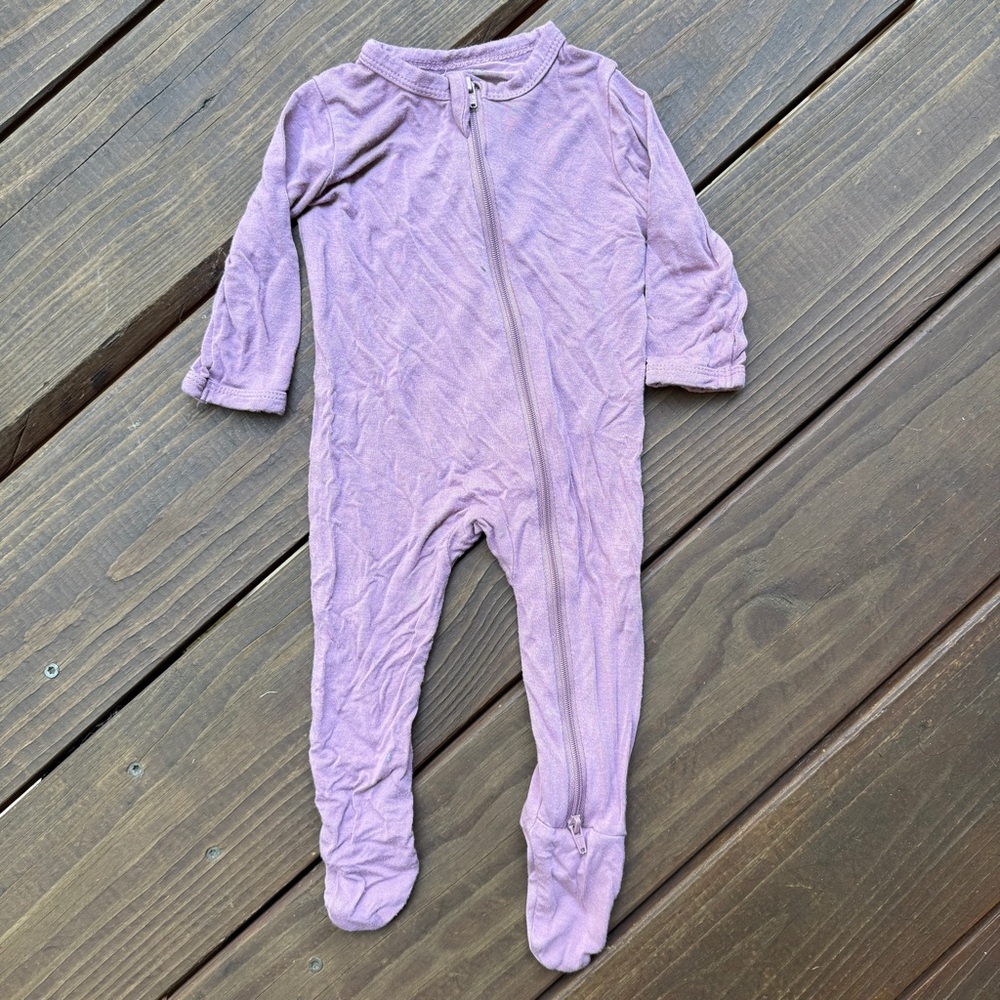Kyte Baby - Mauve Zippered Footie